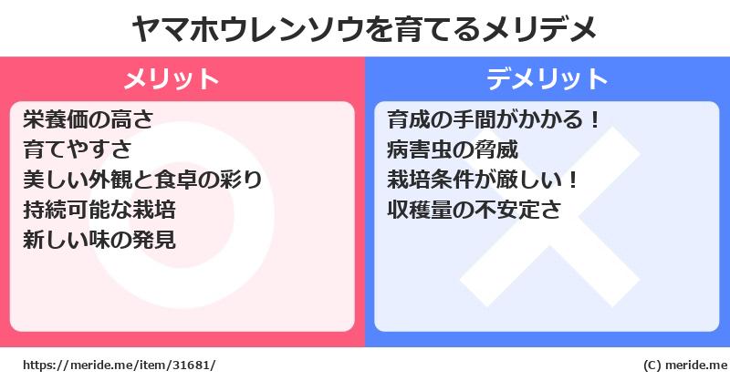 ヤマホウレンソウを育てるメリットとデメリットは？ [栽培]  メリデメ