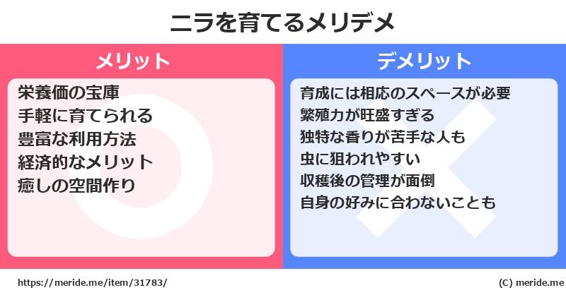 ニラを育てるメリットとデメリットは？ [栽培]  メリデメ