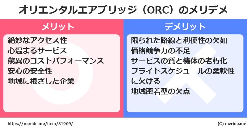 オリエンタルエアブリッジ（ORC）のメリットとデメリットは？ [空港]  メリデメ