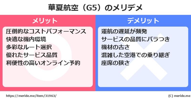 華夏航空（G5）のメリットとデメリットは？ [空港]  メリデメ