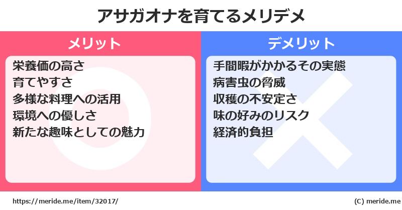 アサガオナを育てるメリットとデメリットは？ [栽培]  メリデメ