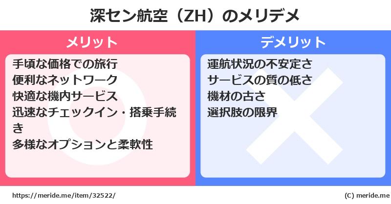 深セン航空（ZH）のメリットとデメリットは？ [空港]  メリデメ