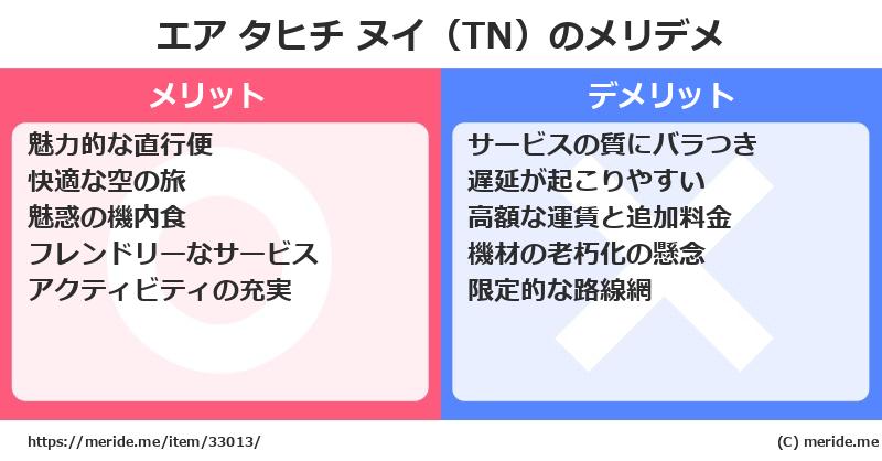 エア タヒチ ヌイ（TN）のメリットとデメリットは？ [空港]  メリデメ