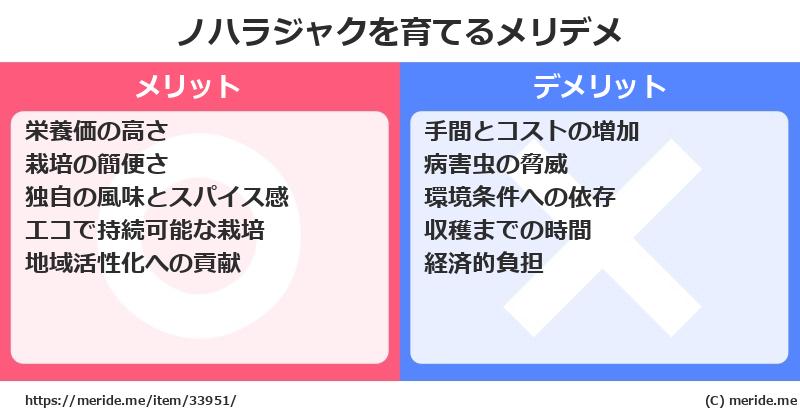 ノハラジャクを育てるメリットとデメリットは？ [栽培]  メリデメ