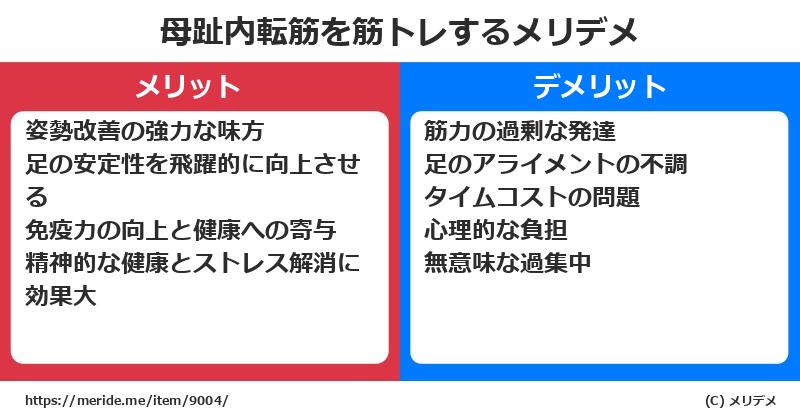 母趾内転筋を筋トレするメリットとデメリットは？ [筋肉]  メリデメ