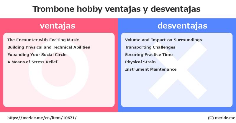 Trombone  ¿ventajas y desventajas?  [hobby]  merideme