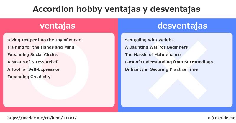 Accordion  ¿ventajas y desventajas?  [hobby]  merideme