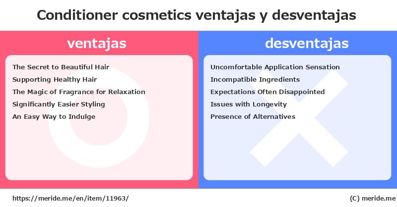 Conditioner  ¿ventajas y desventajas?  [cosmetics]  merideme