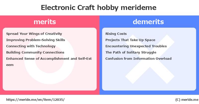 Electronic Craft  merits and demerits?  [hobby]  merideme