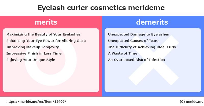 Eyelash curler  merits and demerits?  [cosmetics]  merideme