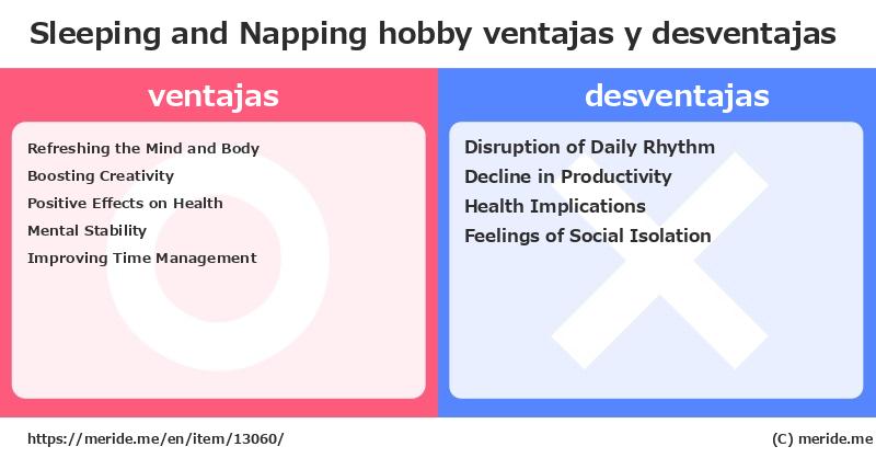 Sleeping and Napping  ¿ventajas y desventajas?  [hobby]  merideme