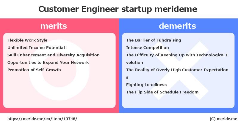 Customer Engineer  merits and demerits?  [startup]  merideme