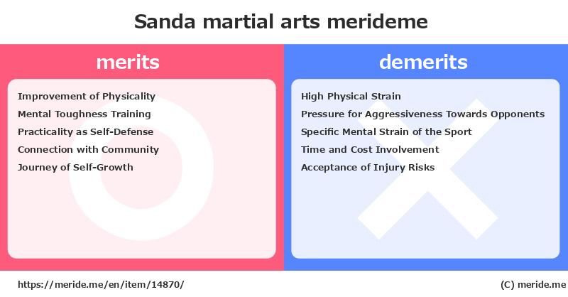 Sanda  merits and demerits?  [martial arts]  merideme