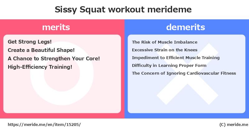 Sissy Squat  merits and demerits?  [workout]  merideme
