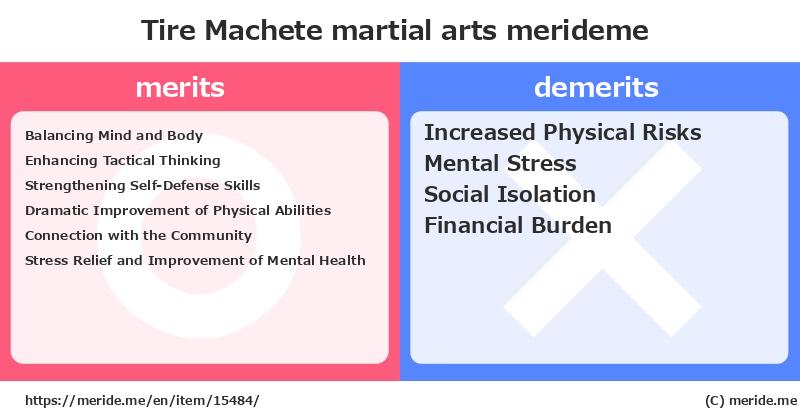 Tire Machete  merits and demerits?  [martial arts]  merideme