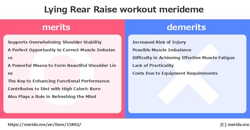 Lying Rear Raise  merits and demerits?  [workout]  merideme