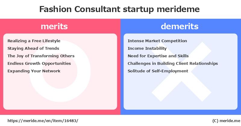 Fashion Consultant  merits and demerits?  [startup]  merideme