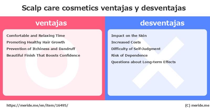 Scalp care  ¿ventajas y desventajas?  [cosmetics]  merideme