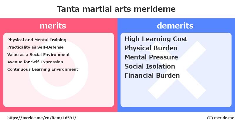Tanta  merits and demerits?  [martial arts]  merideme