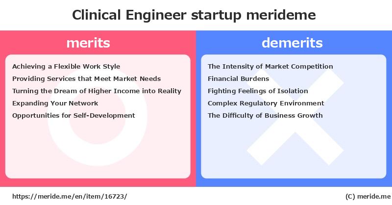 Clinical Engineer  merits and demerits?  [startup]  merideme