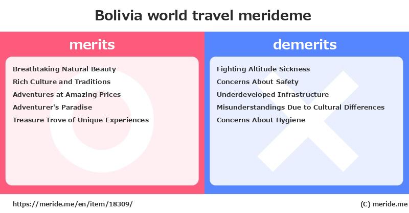 Bolivia  merits and demerits?  [world travel]  merideme