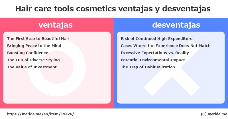 Hair care tools  ¿ventajas y desventajas?  [cosmetics]  merideme