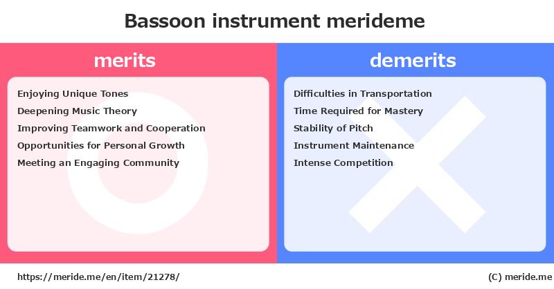 Bassoon  merits and demerits?  [instrument]  merideme