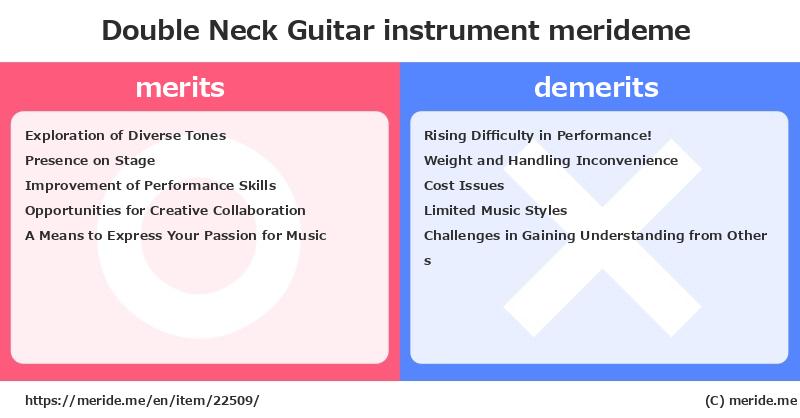 Double Neck Guitar  merits and demerits?  [instrument]  merideme