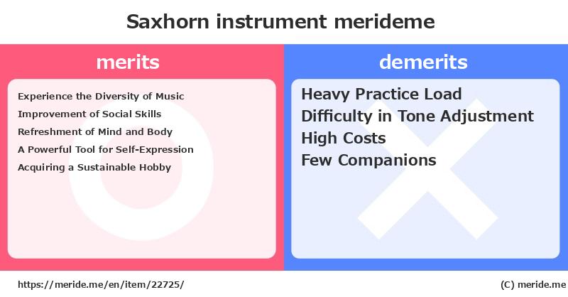 Saxhorn  merits and demerits?  [instrument]  merideme