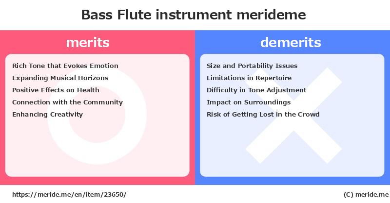 Bass Flute  merits and demerits?  [instrument]  merideme