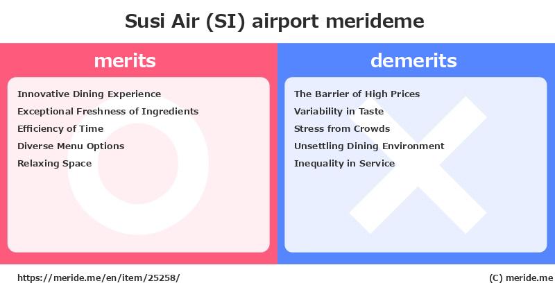 Susi Air (SI)  merits and demerits?  [airport]  merideme