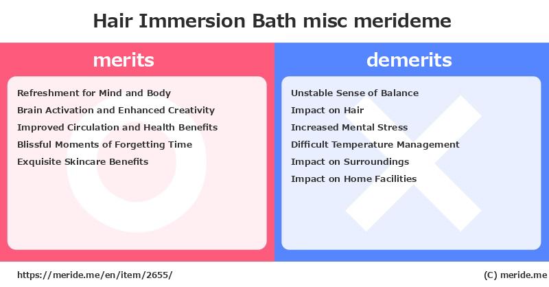 Hair Immersion Bath  merits and demerits?  [misc]  merideme