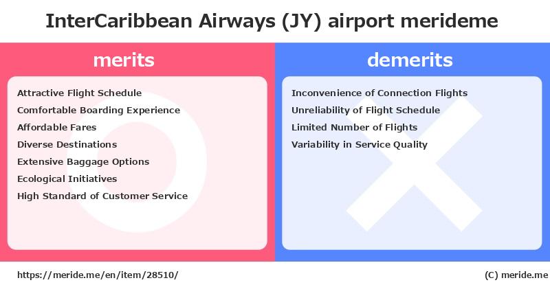 InterCaribbean Airways (JY)  merits and demerits?  [airport]  merideme