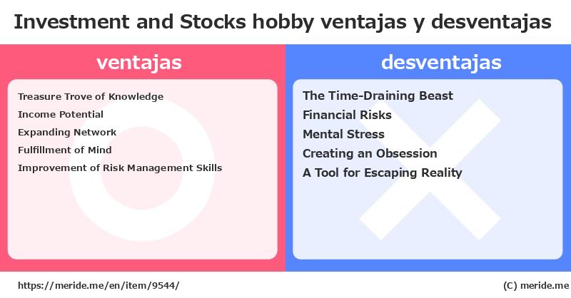 Investment and Stocks  ¿ventajas y desventajas?  [hobby]  merideme