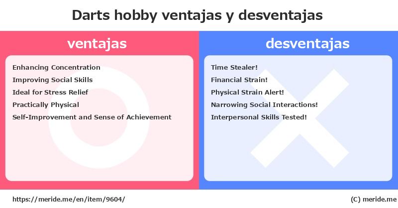 Darts  ¿ventajas y desventajas?  [hobby]  merideme