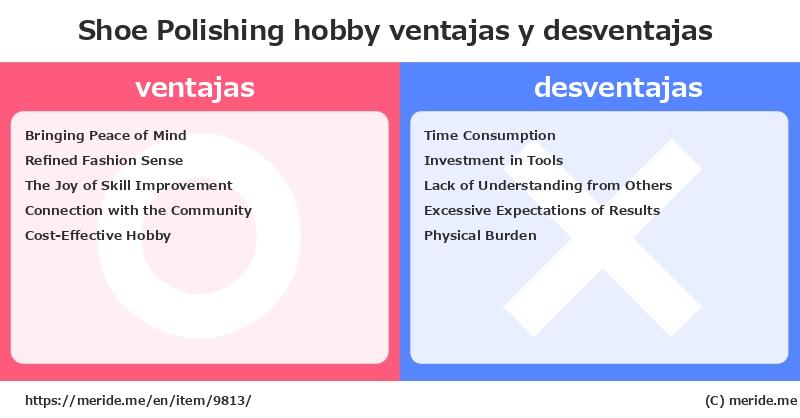 Shoe Polishing  ¿ventajas y desventajas?  [hobby]  merideme